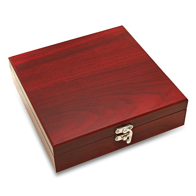 The Gamer Rosewood Boxed Flask & Gaming Set - Executive Gift Shoppe