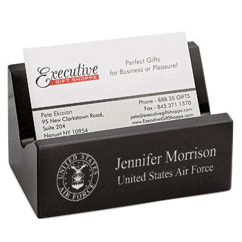US Air Force Desktop Business Card Holder - Executive Gift Shoppe