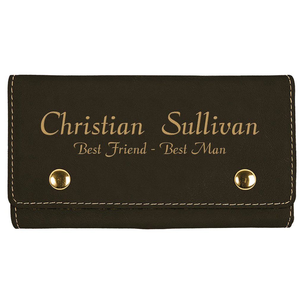 Personalized Black & Gold Playing Cards & Dice Set