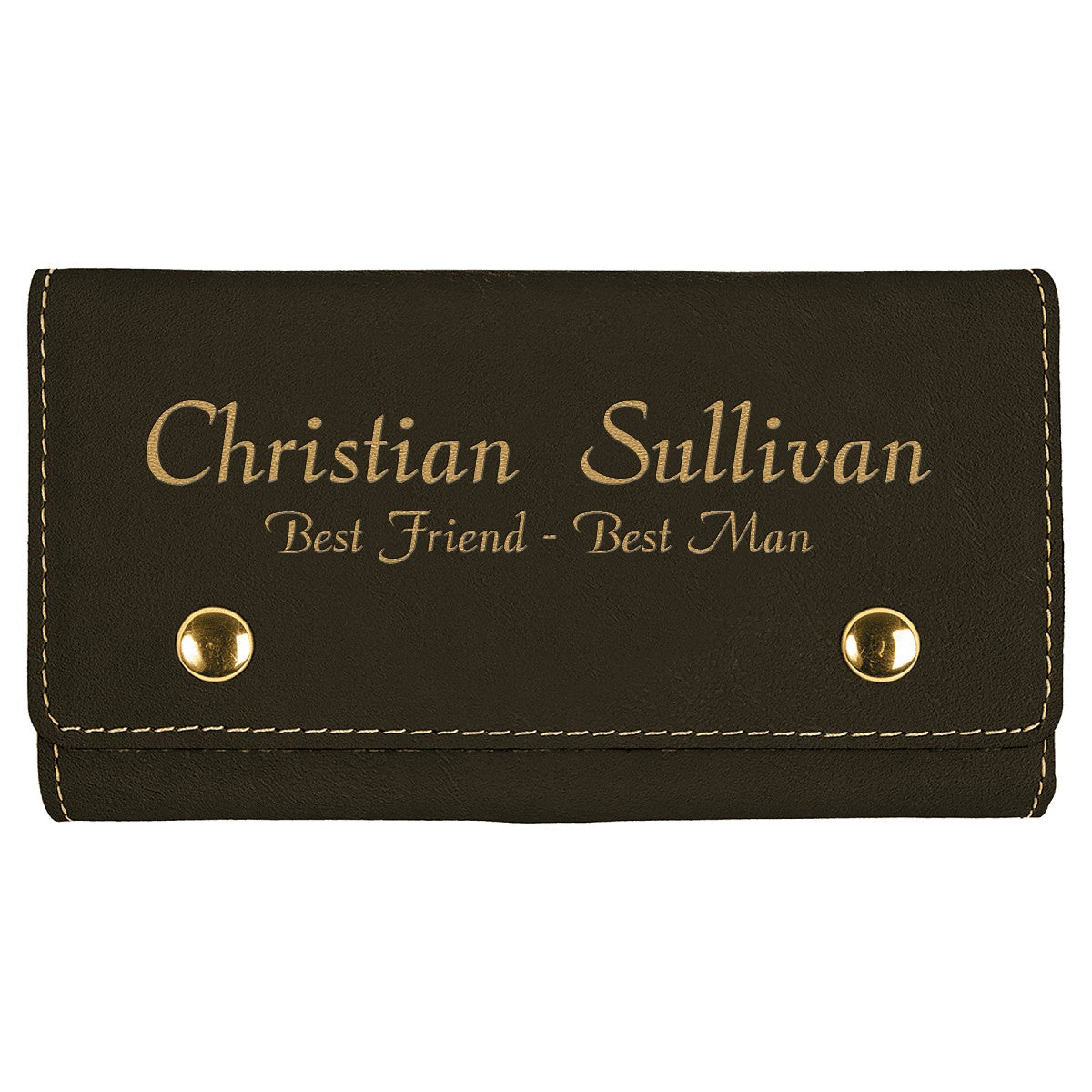 Personalized Black & Gold Playing Cards & Dice Set