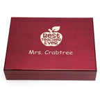 Personalized Best Teacher Ever Humidor