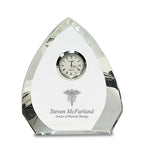 Physical Therapist Personalized Arch Premier Crystal Clock
