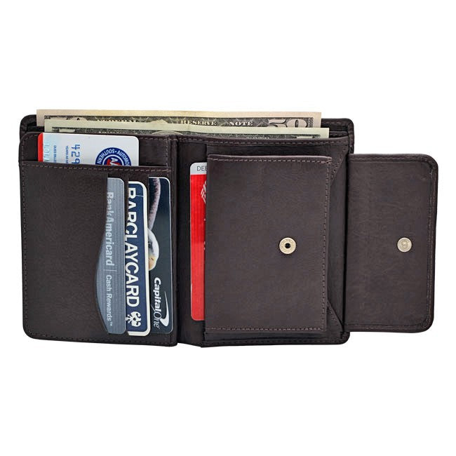 Premium Leather Men's Change Pouch Wallet