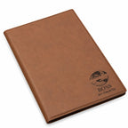 World's Best Boss Brown Leatherette Mini Portfolio