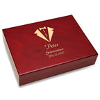 Tuxedo Theme Piano Finish 30 Cigar Humidor
