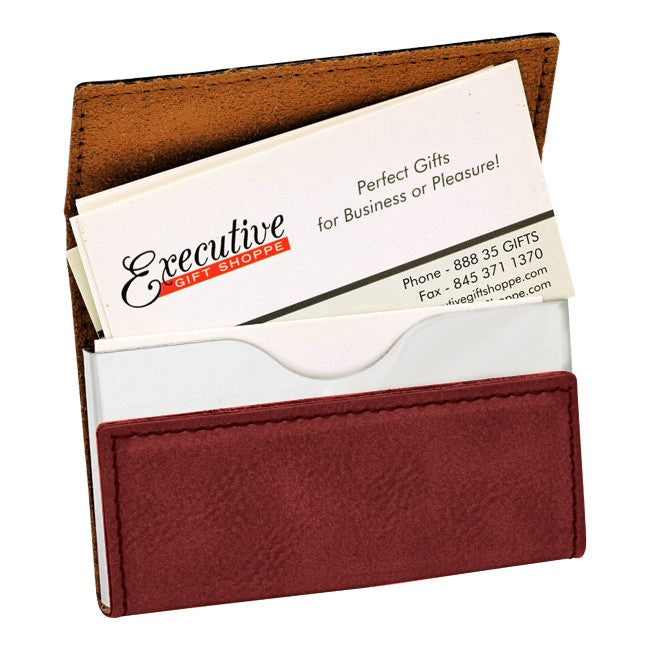 Personalized Rose Business Card Case