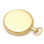 Polished Gold Mechanical Pocket Watch & Chain - Executive Gift Shoppe