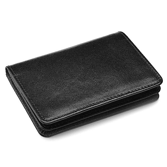 Leather Credit Card Wallet w/ ID Window - Executive Gift Shoppe
