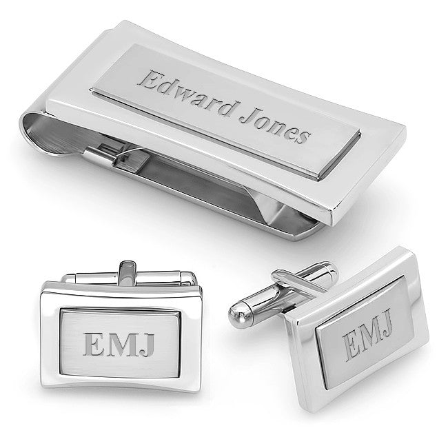 Colorado Collection Engraved Money Clip & Cufflinks Gift Set - Executive Gift Shoppe