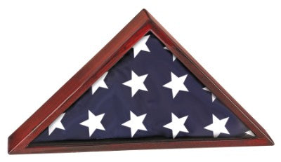 Piano Finish Rosewood Flag Case