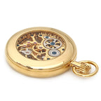 Open Face Gold Charles Hubert Pocket Watch and Chain #3566 - Executive Gift Shoppe