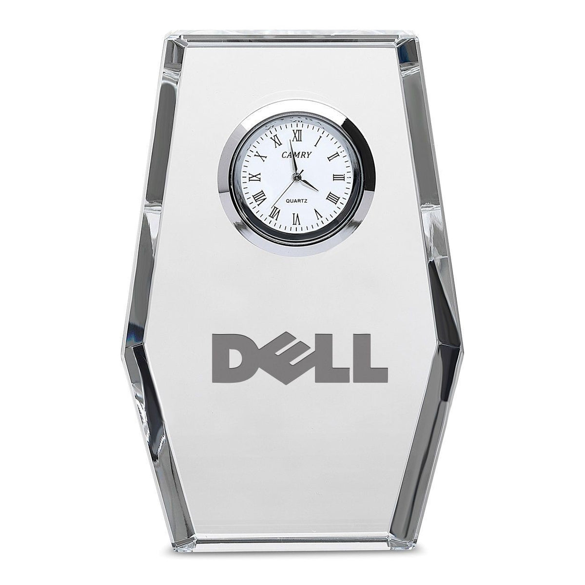 Distinuished Collection Personalized Crystal Desk Clock