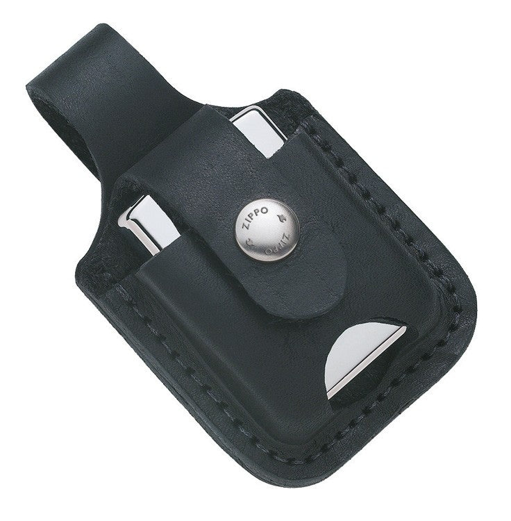 Zippo Lighter Pouch with Thumb Notch - Black