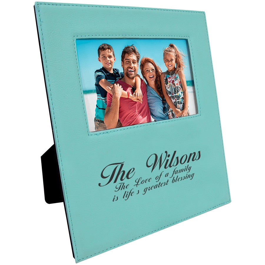 Teal 5" x 7" Picture Frame with Large Personalization Area