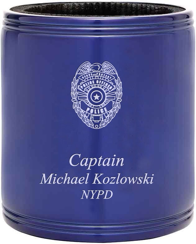 Police Officer's Personalized Insulated Can Holder