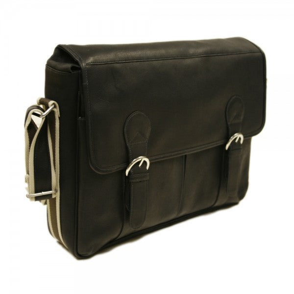Classic Expandable Messenger Bag by Piel Leather - Free Personalization