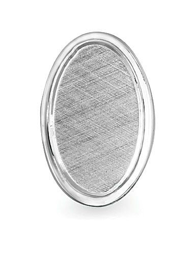 Antiqued Sterling Silver Engravable Tie Tack