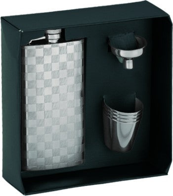 Engraved Hip & Shot Cups Gift Set - Executive Gift Shoppe