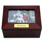 Personalized Treasure Box With Framed Lid - Executive Gift Shoppe