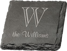 Personalized Slate Drink Coaster Set