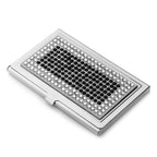 Black & White Crystals Business Card Case