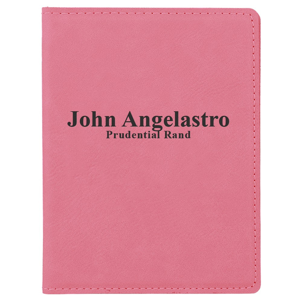 Personalized Pink Passport Holder